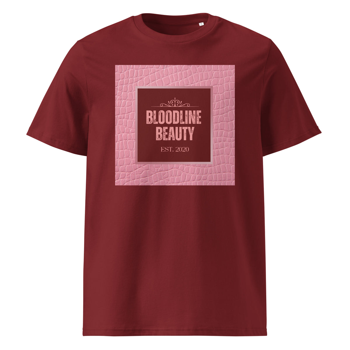 PINK GATOR-Unisex organic cotton t-shirt | BLOODLINE BEAUTY